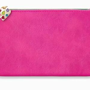 Ipsy Vibrant Pink/Blue makeup pouch NWOT